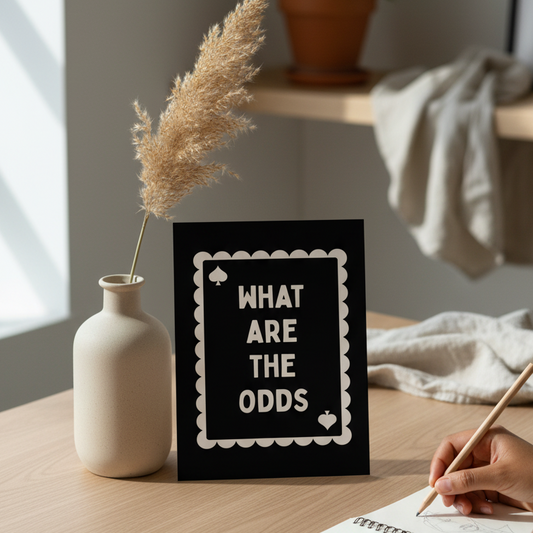 Play Your Cards | Wall Art