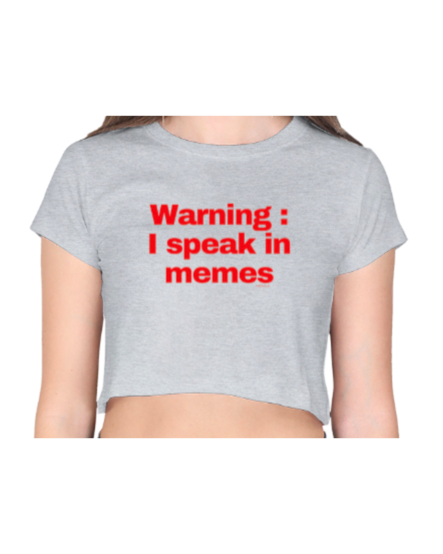I speak in Memes | Crop Top