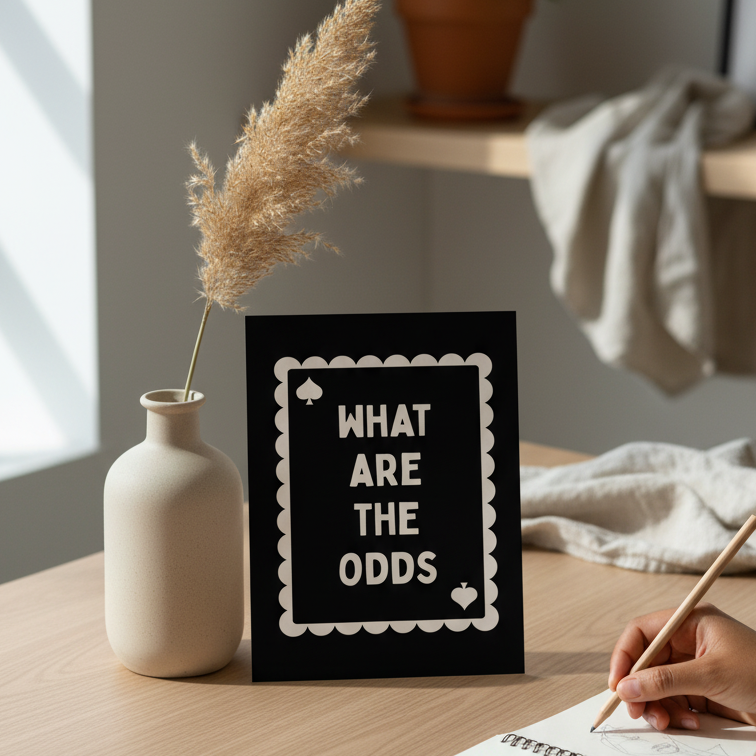 Play Your Cards | Wall Art