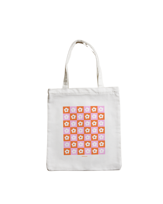Flower Grid | Tote Bag