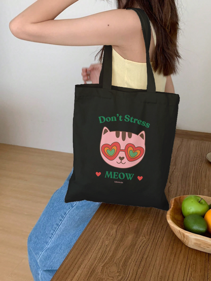 Don't Stress Meow | Tote Bag