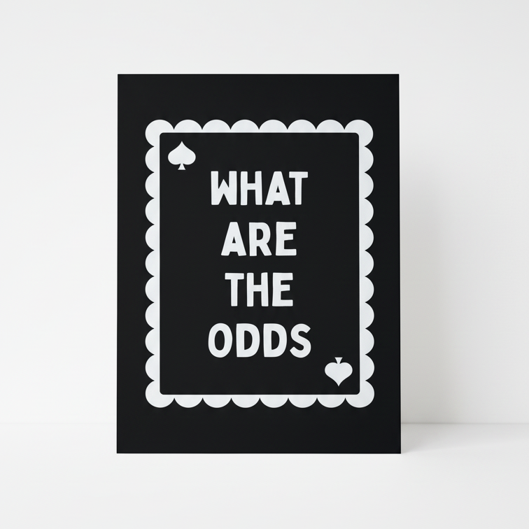 Play Your Cards | Wall Art