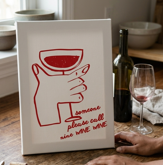 Wine Hotline | Wall Art