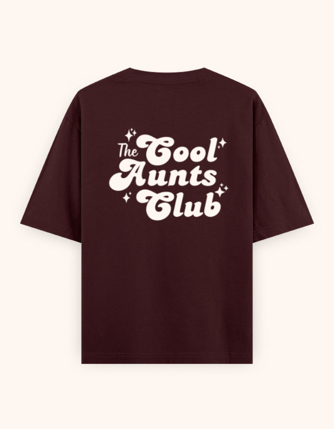 the Cool aunts club  printed t-shirt