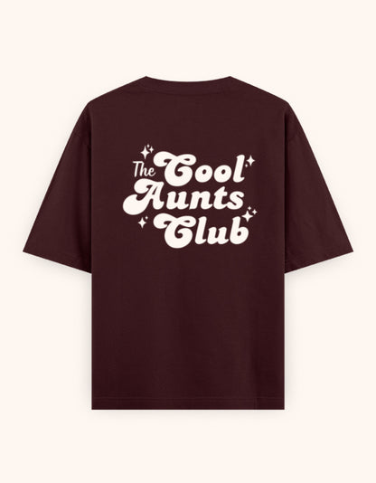 the Cool aunts club  printed t-shirt