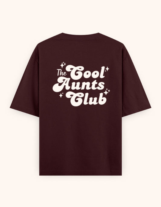 the Cool aunts club  printed t-shirt