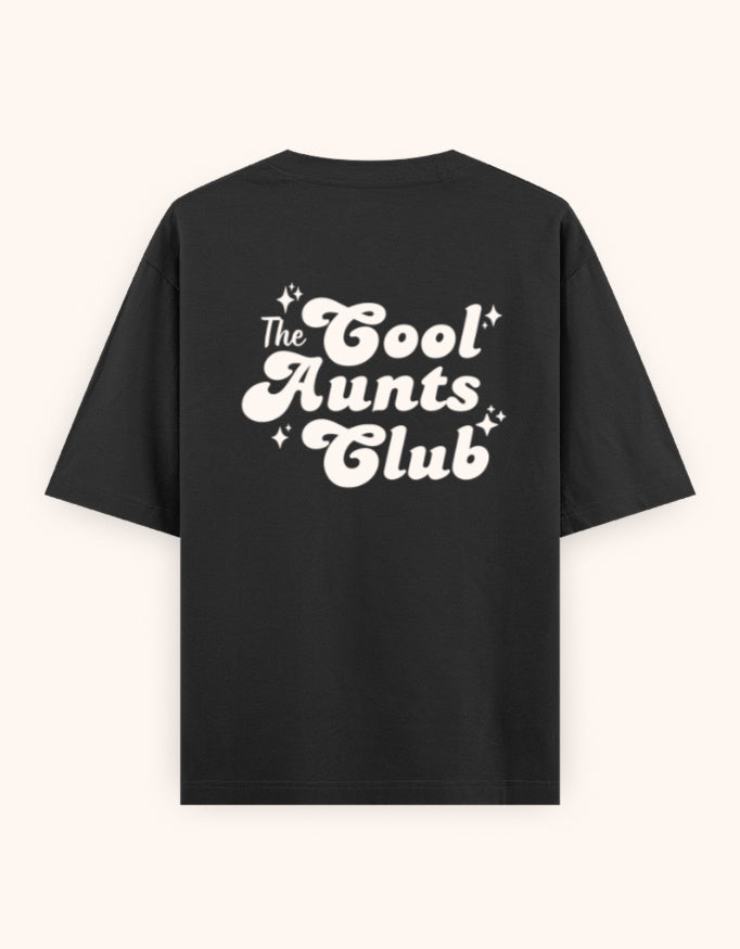 the Cool aunts club  printed t-shirt