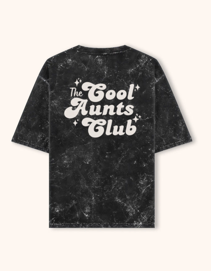 the Cool aunts club  printed t-shirt