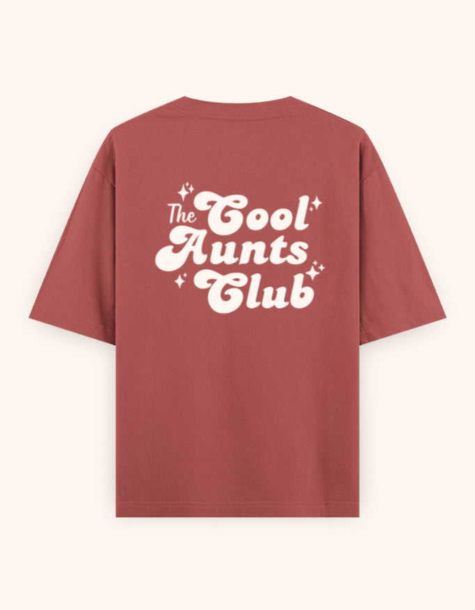 the Cool aunts club  printed t-shirt