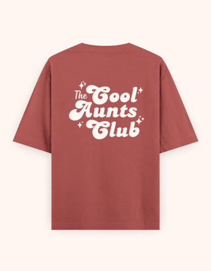 the Cool aunts club  printed t-shirt