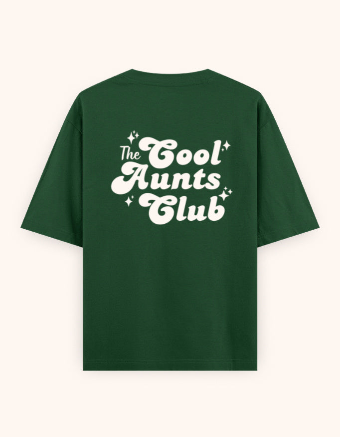the Cool aunts club  printed t-shirt