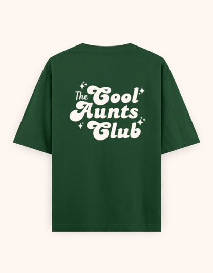 the Cool aunts club  printed t-shirt