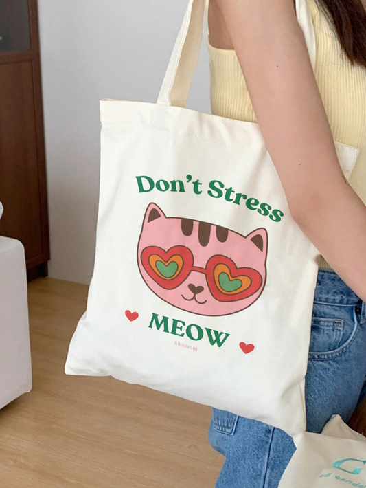 Don't Stress Meow | Tote Bag