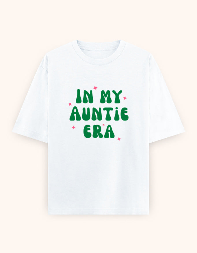 In my auntie era printed tshirt