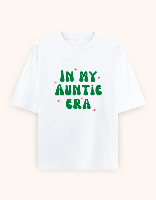 In my auntie era printed tshirt