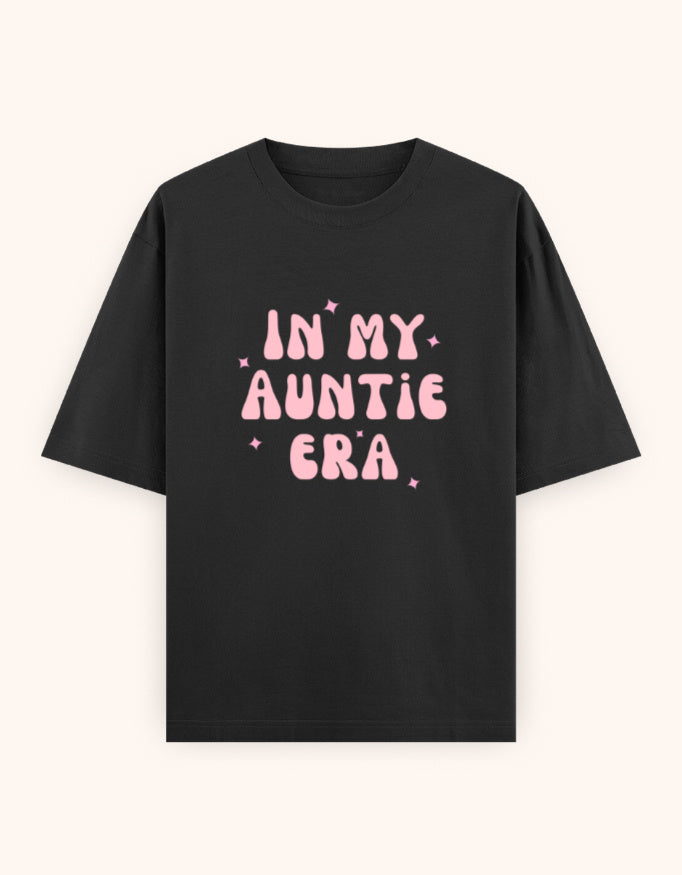 In My auntie era pink printed t-shirt