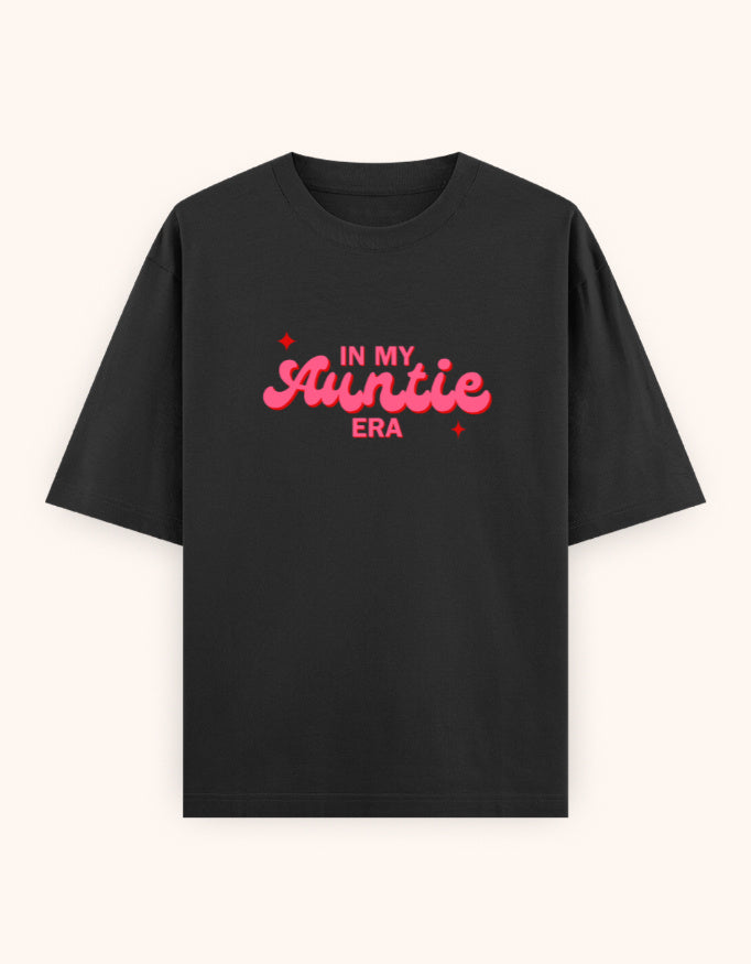 In My auntie era pink printed t-shirt