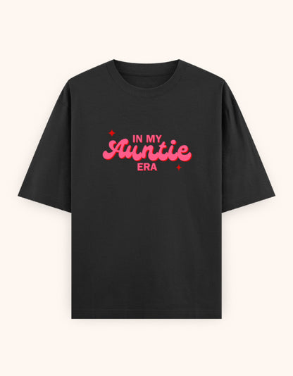 In My auntie era pink printed t-shirt