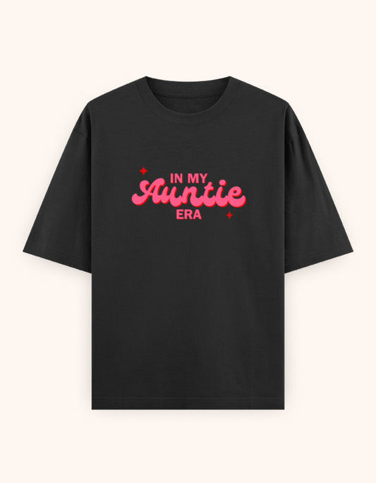 In My auntie era pink printed t-shirt