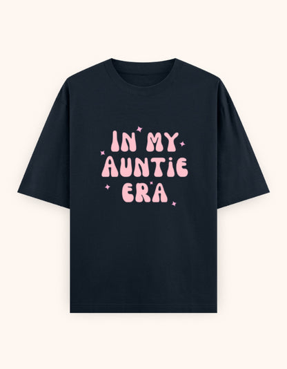 In My auntie era pink printed t-shirt