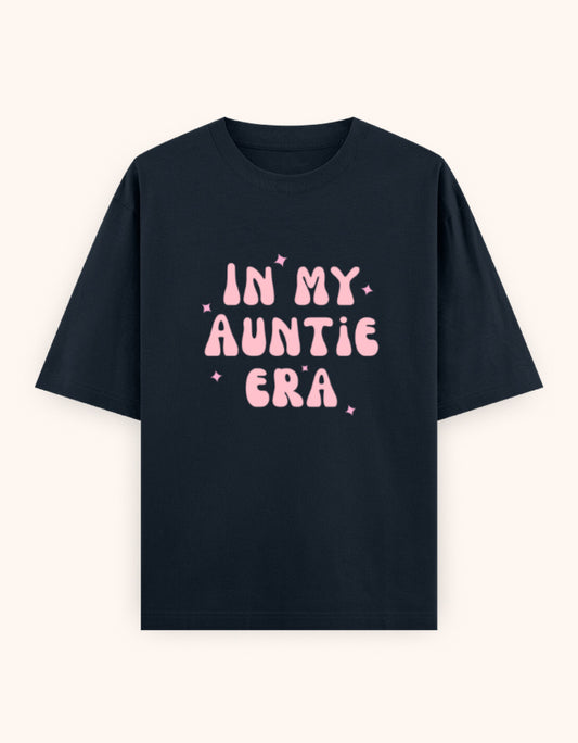 In My auntie era pink printed t-shirt