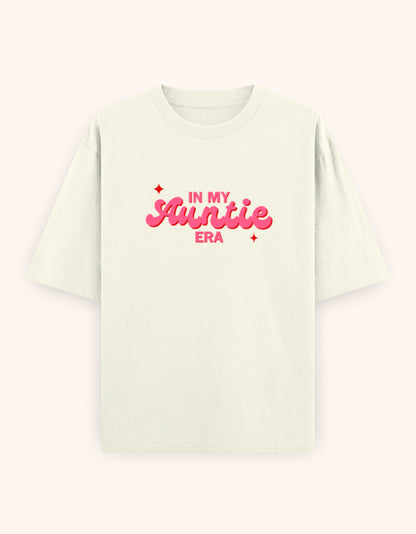 In My auntie era pink printed t-shirt