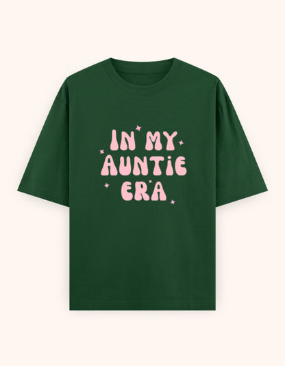 In My auntie era pink printed t-shirt