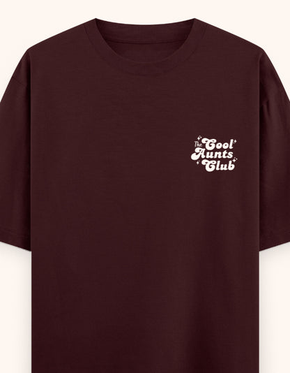 the Cool aunts club  printed t-shirt