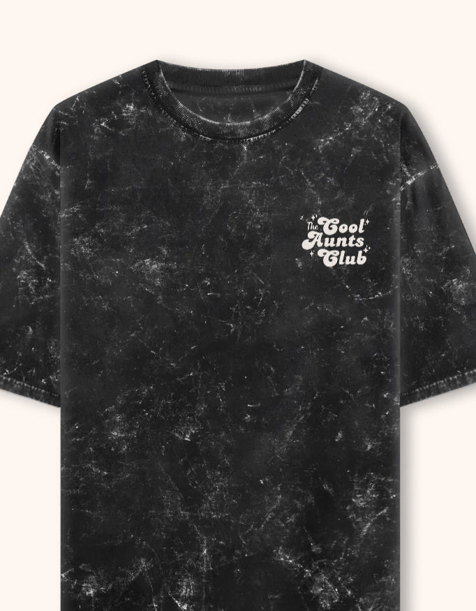 the Cool aunts club  printed t-shirt