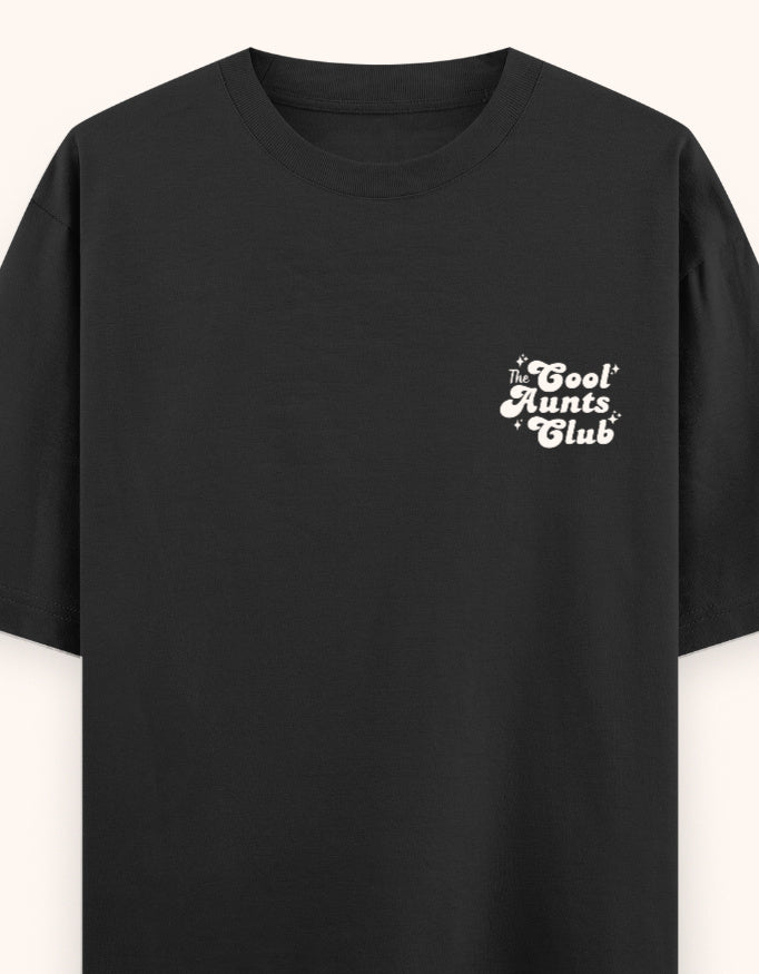 the Cool aunts club  printed t-shirt