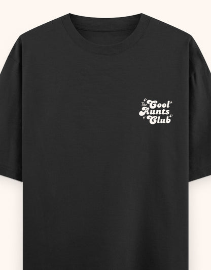 the Cool aunts club  printed t-shirt