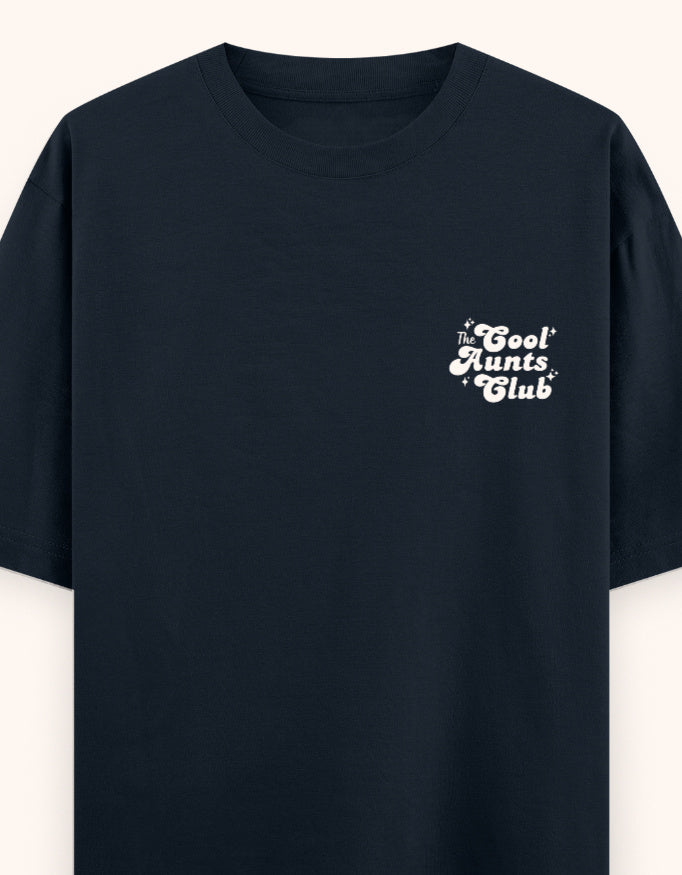 the Cool aunts club  printed t-shirt