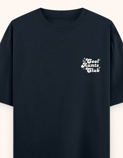 the Cool aunts club  printed t-shirt
