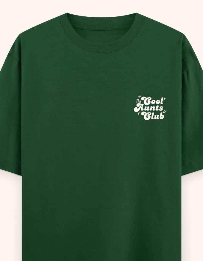 the Cool aunts club  printed t-shirt